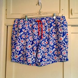 J.Crew 6” printed swim trunk size XL NWT